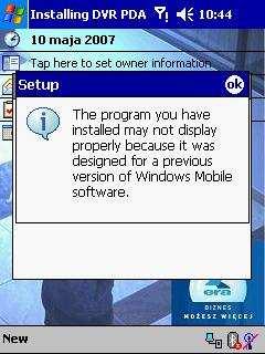 The OVUS PDA ET installer has successfully finished the software installation. Click Finish to end the installation process.