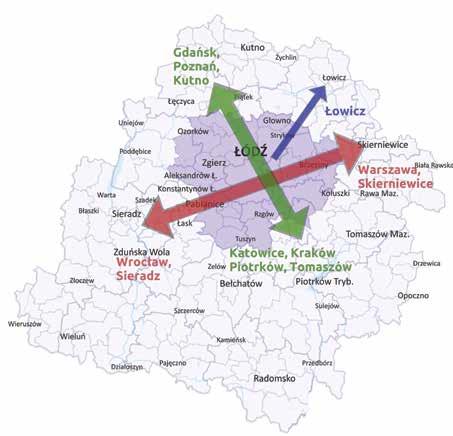 sty od centrum miasta. Dodatkowo linie te nie zbiegają się na jednym dworcu.