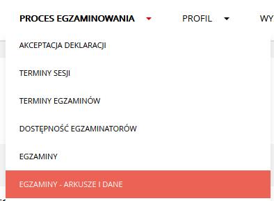 7.4.7 Potwierdź zakończenie Dla egzaminu o statusie Zaakceptowany pojawi się ikonka egzaminu. pozwalająca na potwierdzenie zakończenia 1.