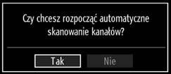 Instalacja Proszę nacisnąć przycisk MENU na pilocie i wybrać Instalację, używając przycisków lub. Proszę nacisnąć OK, a pojawi się niestępujące menu.