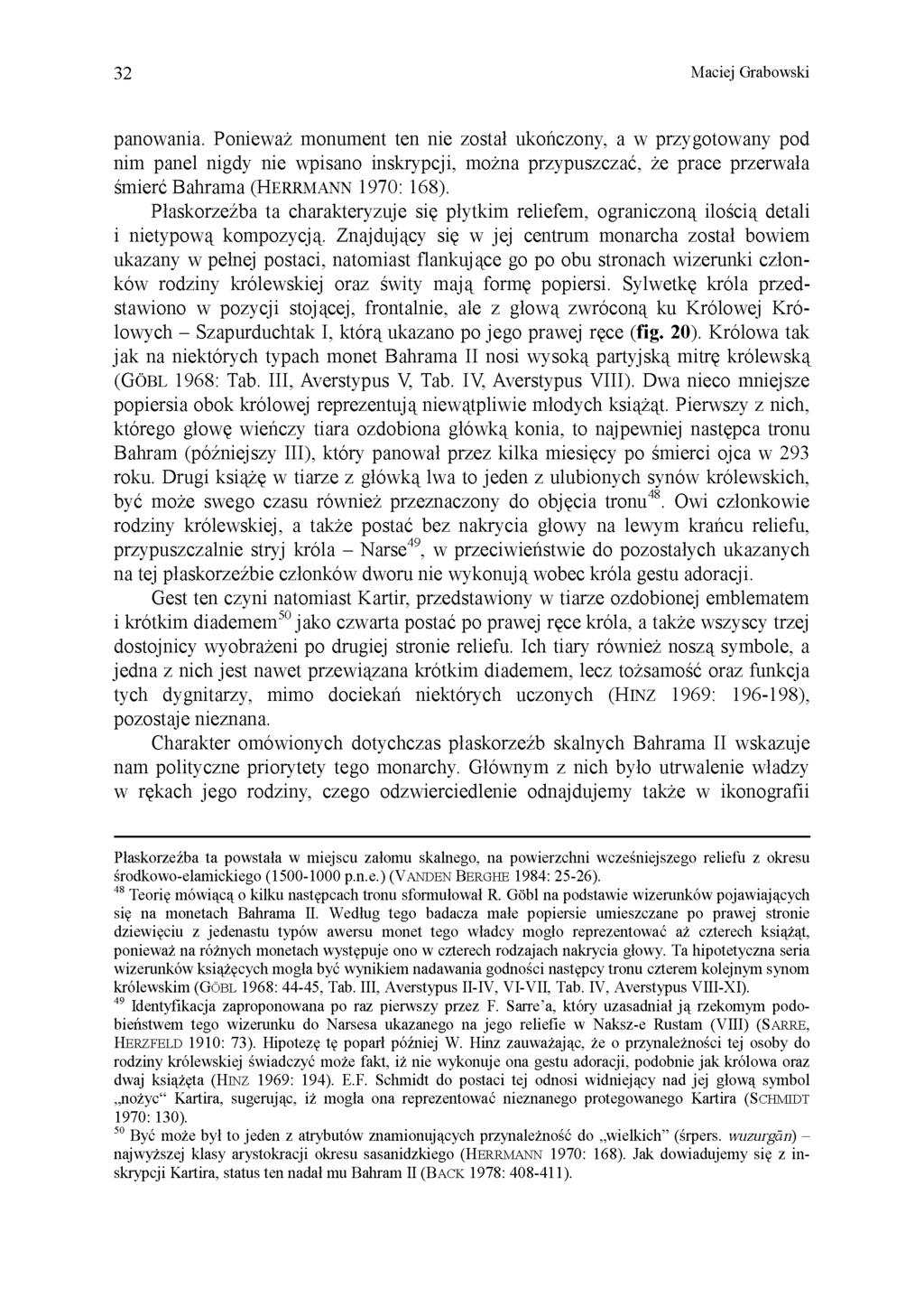 32 Maciej Grabowski panowania.