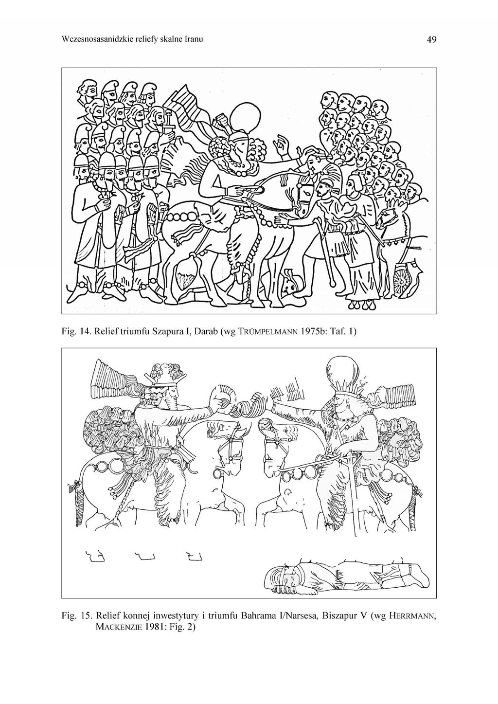 Wczesnosasanidzkie reliefy skalne Iranu 49 Fig. 15.