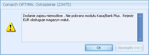 Podczas automatycznego rozliczania przy imporcie wyciągów, numery rozliczanych dokumentów nie są kopiowane do pola Opis, niezależnie od ustawień parametru Kopiuj numery rozliczonych dokumentów do