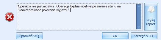 Zakładka Zaliczki Na elemencie delegacji, na zakładce [Zaliczki] widoczne są pola Kraj (z domyślną wartością: Polska) i Waluta (z domyślną wartością: PLN).