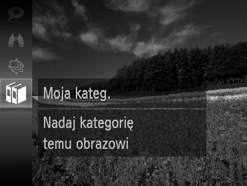 Kategorie zdjęć Zakończ proces konfiguracji. Naciśnij przycisk n. Pojawi się komunikat potwierdzający. Za pomocą przycisków qr wybierz opcję [Tak], a następnie naciśnij przycisk m.