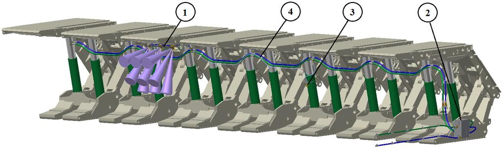 PROJEKTOWANIE I BADANIA a) b) Rys. 3. Główne elementy powietrzno-wodnego systemu zraszania: a) typ KOMAG, b) typ KOMAG-N [6, 7] Rys. 4.