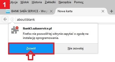 cyfrowych w przeglądarce wymagane są nowe sterowniki. Sposób instalacji na przykładzie Windows 8.1 1.Proszę wcisnąć przycisk 2.