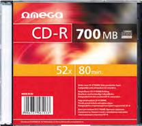 Płyty CD-R 700 MB 52x Omega rodzaj rodzaj PL033 cake x50