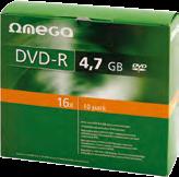 PL0400 cake x25 +R Płyty DVD 4,7 GB 16x Omega rodzaj rodzaj