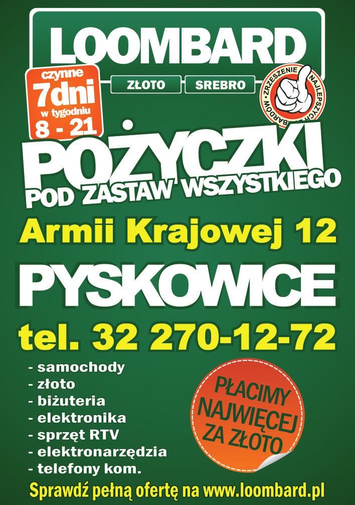 12 Przegl¹d Pyskowicki nr 2 (244) Luty