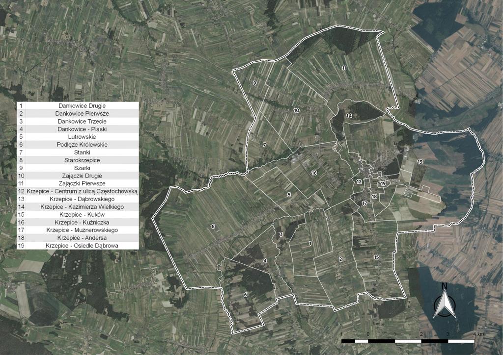 Lokalny Program Rewitalizacji Gminy Krzepice na lata 2017-2025 Green Key Ryc. 3.