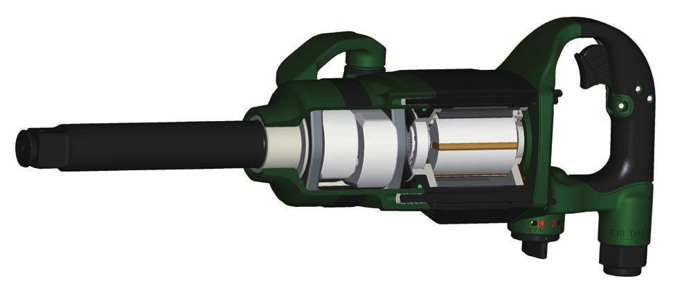 Dodatkowy uchwyt wykonany z miękkiego materiału zwiększa komfort pracy. Obudowa powleczona elastycznym materiałem zwiększa odporność na uszkodzenia mechaniczne.