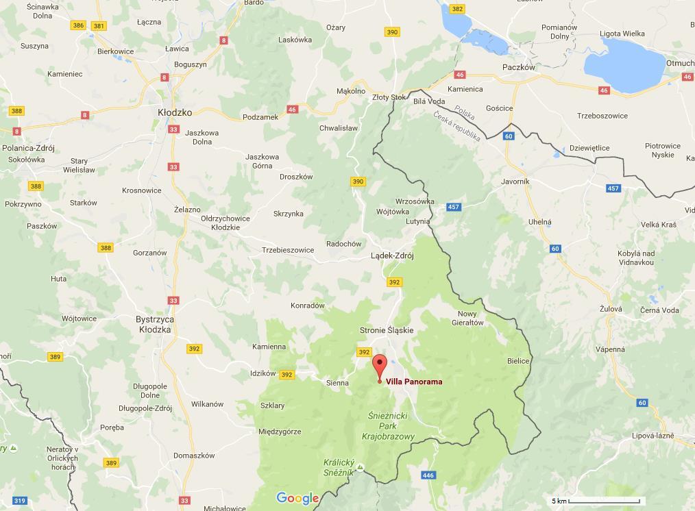 Lokalizacja ośrodka na mapie