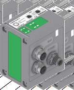 Elektrozawory wg normy ISO07- Systemy transmisji szeregowej ( eldbus) Seria 700 EtherNet/IP Opis modułu EtherNet/IP: Moduł EtherNET/IP jest podłączony do wyspy zaworowej serii 700 za pomocą złącza