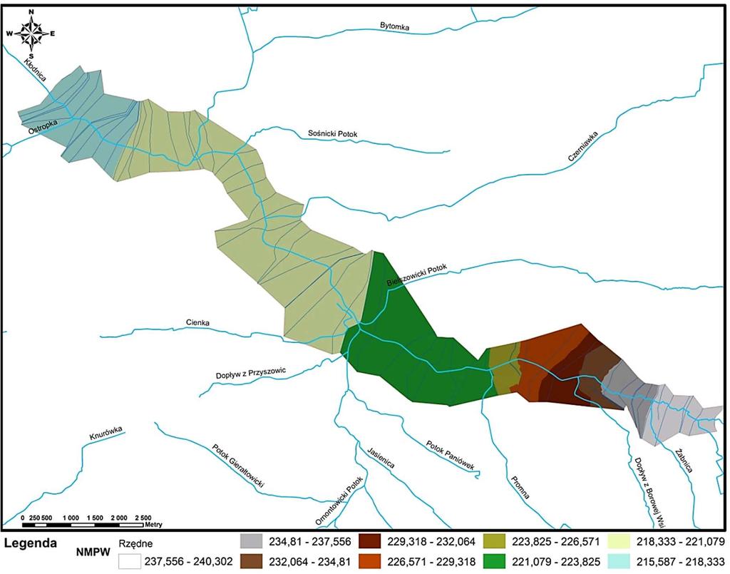 SYSTEMY WSPOMAGANIA w INŻYNIERII PRODUKCJI Geochemia i Geologia Środowiska Terenów Uprzemysłowionych 2016 NMPW uzyskując tzw. mapę różnicową, na której występują wartości ujemne, dodatnie oraz zerowe.