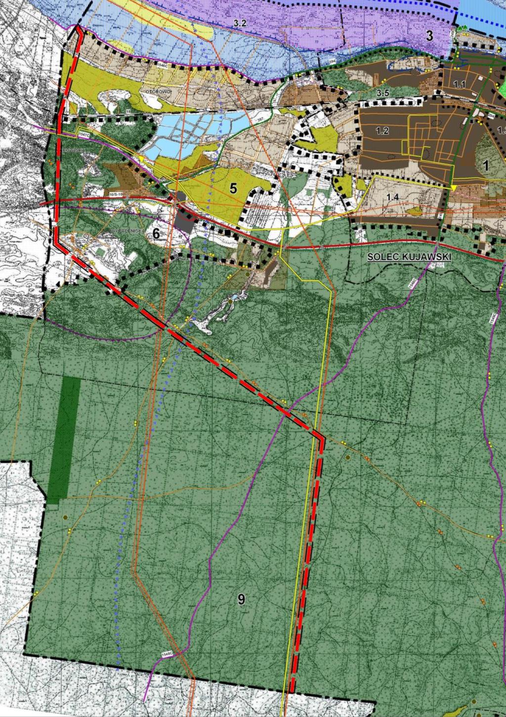 Opracowanie ekofizjograficzne do projektu m.p.z.p. na terenie gminy Solec Kujawski ( ) - Geofabryka 8/82 Tereny objęte opracowaniem posiadają wysokie walory krajobrazowe oraz przyrodnicze, dlatego