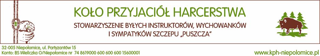 Organizacja Pożytku Publicznego KRS:0000103777 Walne Zgromadzenie Członków Stowarzyszenia 10.10.2014 r. Niepołomice I. DANE STOWARZYSZENIA SPRAWOZDANIE ZARZĄDU za lata - 2011-2014 1.