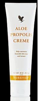 Piel gnacja skóry cia o Aloe Propolis Creme Krem Aloesowo-Propolisowy Działa kojàco Doskonale nawil a Łàczy aloes i propolis pszczeli Któ inny oprócz Forever Living mógł stworzyç krem nawil ajàcy tak