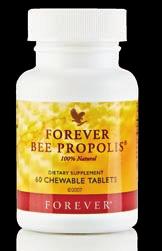 Produkty pszczele Forever Bee Propolis Suplement diety z kitem pszczelim W sposób naturalny zwi ksza odpornoêç Wzbogacony mleczkiem pszczelim Kiedy pada hasło produkty pszczele pierwszy do głowy