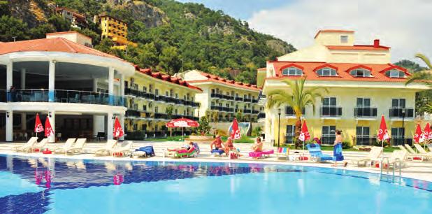 Orient Resort Hotel DATA OTWARCIA: 1989 r. Odnowiony w 2008 r. POŁOŻENIE: Calis, 5 km od Fethiye, 48 km od lotniska.