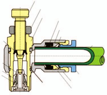 ZAWORY D AWI CE/D AWI CO PNEUMATIC FITTINGS ZWROTNE Kontrolery Przep³ywu Budowa zaworu Zastosowanie: - zawory u ywane do kontrolowania prêdkoœci operacyjnej pracuj¹cego urz¹dzenia, - instalowane