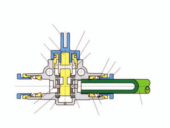 PNEUMATIC ZAWORY RÊCZNE FITTINGS WTYKOWE Budowa zaworu Zastosowanie: - regulacja pokrêt³em s³u y do regulacji ciœnienia powietrza, w³¹cz / wy³¹cz w pneumatycznych uk³adach.