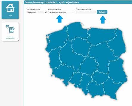 szkoleniach Następnie wybieramy rodzaj kształcenia a