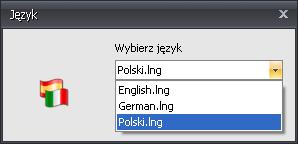 6.1.1. Język Wciśnij przycisk lub wejdź do menu programu zgodnie z punktem 5 instrukcji a następnie wciśnij przycisk.