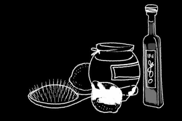 Składniki: łyżka oliwy z oliwek, sok z cytryny, parę kropel witaminy A i E. Wymieszaj składniki.