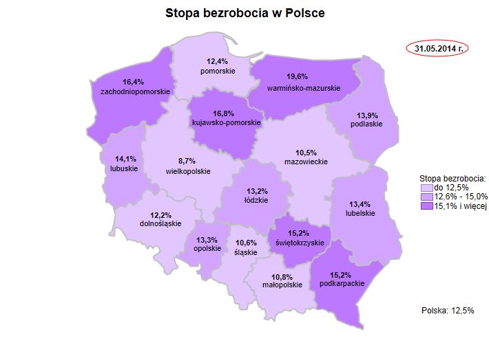 Informacja miesięczna o rynku pracy maj 2014 r.