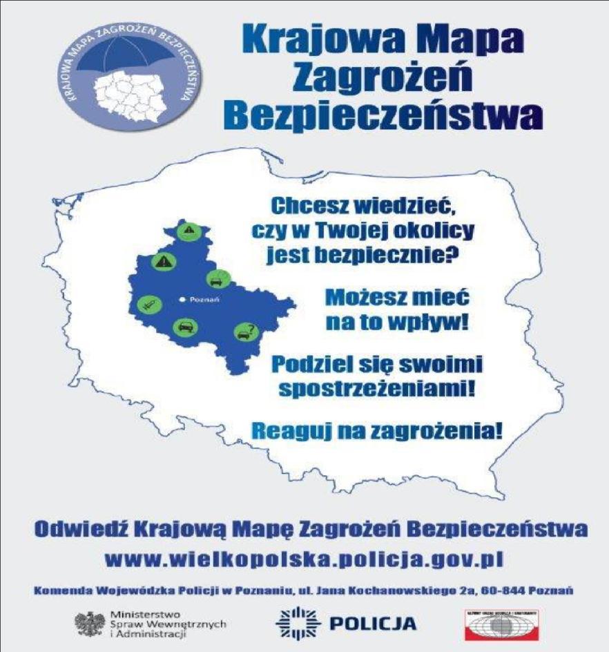 MINISTERSTWO SPRAW WEWNĘTRZNYCH I ADMINISTRACJI KRAJOWA MAPA ZAGROŻEŃ BEZPIECZEŃSTWA