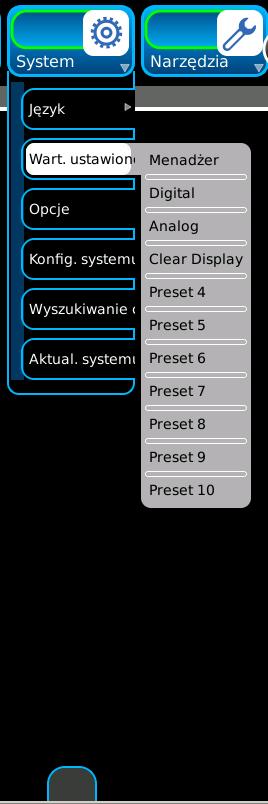 B. Cechy (ciąg dalszy) Funkcje i okna rozszerzone - PTC (Funkcje opcjonalne pokazane