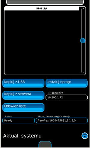 2-4-3. INSTALACJA OPROGRAMOWANIA W testerze 3550 / 3550R można zainstalować oprogramowanie systemowe.