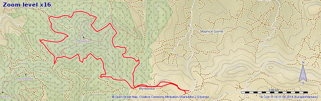 Bieg Noraftrail 26 km prowadzi głównie trasą narciarstwa biegowego wokół Mogielicy Limit