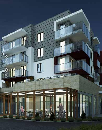 10-11 Szeroki wybór apartamentów i mieszkań rojekt charakteryzuje się dużą różnorodno- apartamentów o funkcjonalnych układach Pścią i powierzchniach od 34 do 86 mkw.