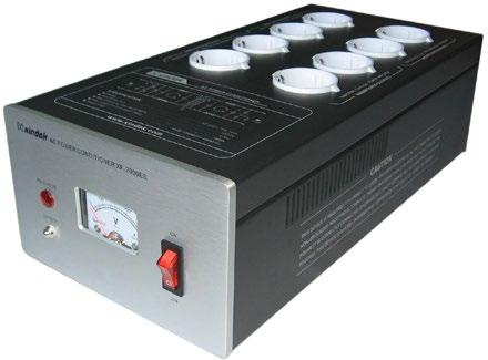 Filtry zasilania XF-2000ES(V) Filtr zasilania Ilość gniazd: 8 x Schuko Funkcje / wyposażenie: cztery grupy obciążenia dla urządzeń
