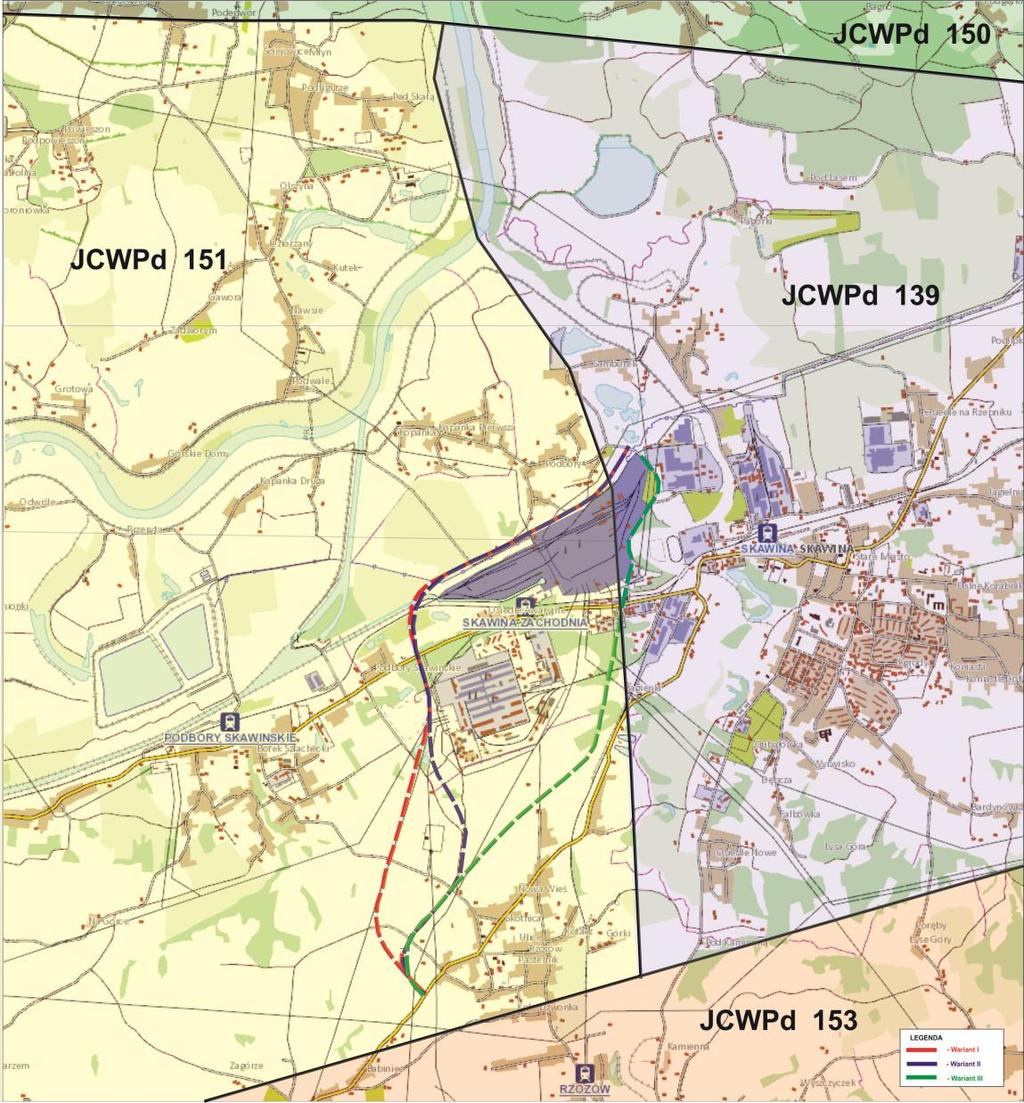 Poniższe tabele przedstawiają charakterystykę obydwu jednolitych części: Jednolita Część Wód Podziemnych Europejski kod PLGW2200139 Nazwa/nr 139 Lokalizacja Region Wisły Region wodny górnej Wisły