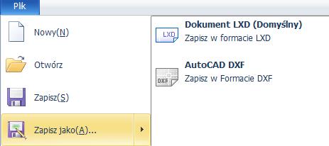 Głównymi funkcjami programu CypCut są: Odczyt plików w formatach: LXD, DXF, PLT, AI, GBX, NC.