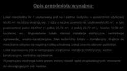 3 izby o łącznej powierzchni użytkowej66,80 m², w tym powierzchnia pokoi 49,47m² (1 pokój