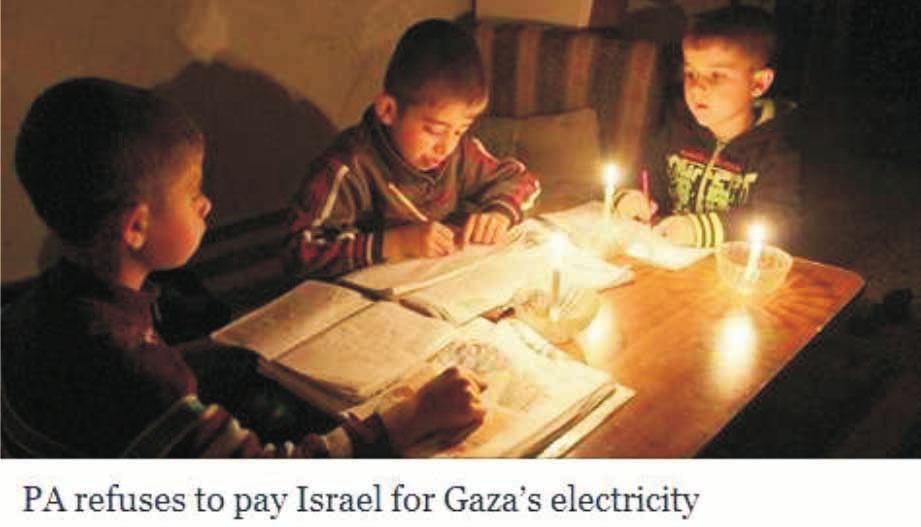 Rano władze Autonomii Palestyńskiej poinformowały, że natychmiast zaprzestaną płacenia za dostawy energii elektrycznej z Izraela do Strefy Gazy.
