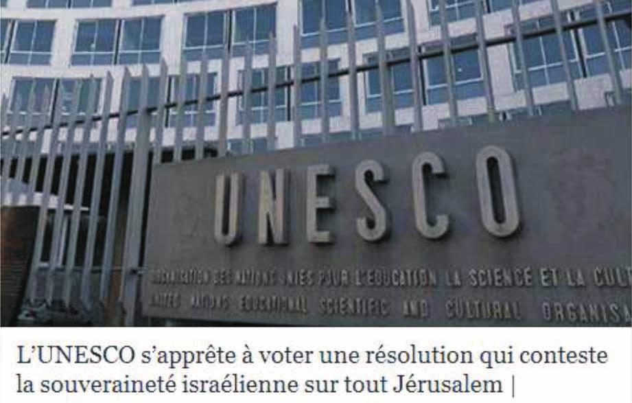 Kolejna skandaliczna decyzja UNESCO, które we wtorek, w dniu Święta Niepodległości Izraela