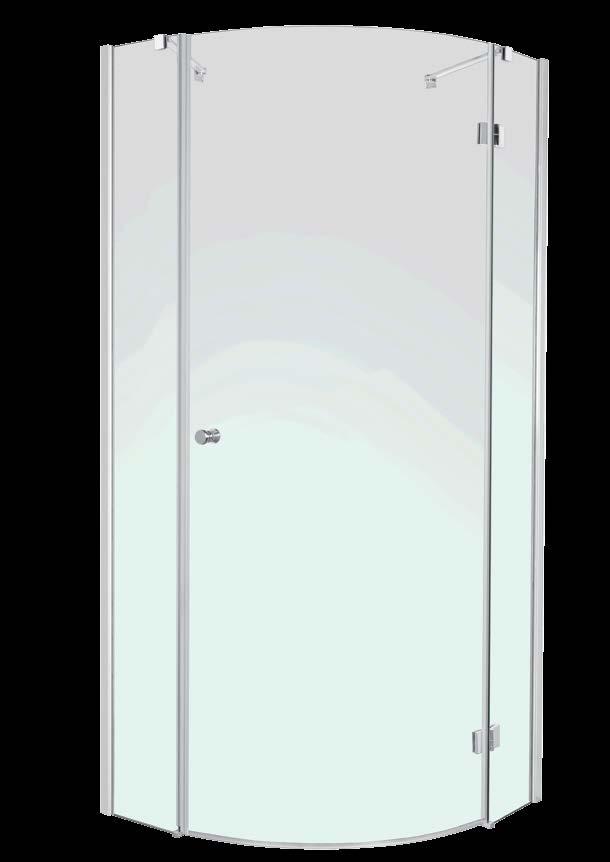 Profile: aluminiowe, chrom Drzwi: jednoskrzydłowe, uchylne z systemem "lift" Drzwi: jednoskrzydłowe, uchylne SHOWER CABIN SIZE: 80 x
