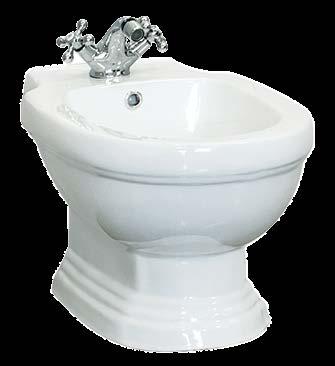 RETRO Wall-mounted bidet outlet: horizontal 100 mm water supply: 1/2" equipment: