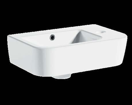 ALBA 11 Toilet compact ALBA 13 wash basin with a pedestal ALBA 16 Wall-mounted toilet bowl ALBA 14 wall-mounted wash basin outlet: horizontal 100 mm water supply: 1/2" equipment: