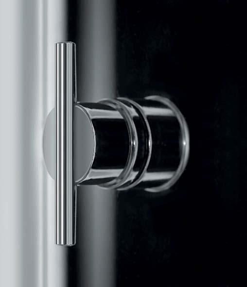 SLIDING DOOR 43 φ 5 INSTALLATION: CORNER GLASS: 4 mm, TEMPERED