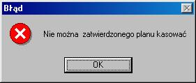 Obsługa każdej fazy planu dla planowania jest identyczna, różnica polega tylko na dostępie do poszczególnych faz planu: powstawanie planu pierwotnego oraz jego kolejne zmiany.