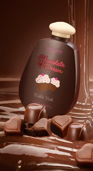 Płyn do kąpieli Chocolate Dream Podaruj sobie relaksującą wieczorną kąpiel w