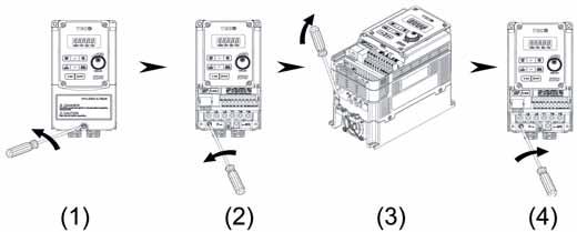 3.8 Odłączanie filtra EMC Filtr EMC można odłączyć. Przemienniki z wbudowanym filtrem EMC nie mogą być podłączone w pewnych układach zasilania, wymienionych niżej.