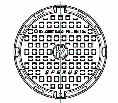 pokrywą przykręcaną, z wkładką tłumiącą 204-4050-850 400 WS-O600N, H160 z pokrywą wypełnioną betonem 204-2000-800 400 WS-O600N, H160 z pokrywą wypełnioną betonem, z wkładką tłumiącą 204-2050-800 400