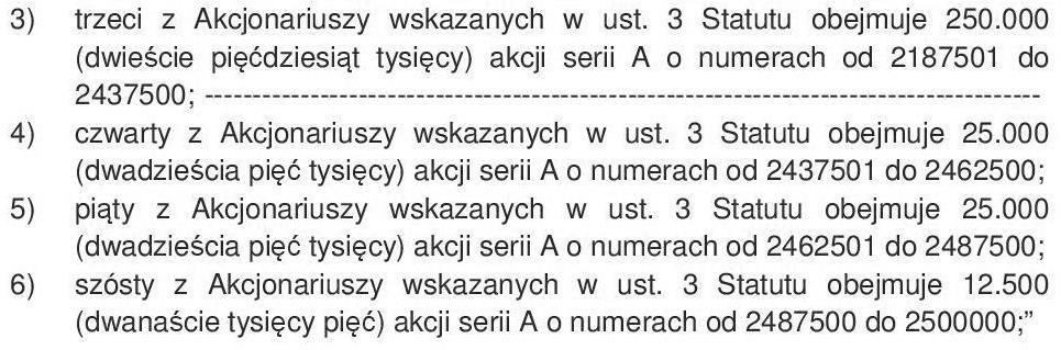 Strona 8 Treść uchwały Zarządu z dnia 24 marca 2014 roku, w sprawie ustalenia ceny